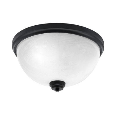 3 Light 16 Inch Wide Steel Flush Mount by Toltec - 826-MB-8