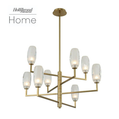 June 8 Light Oversized Chandelier by Kalco - 511571WB