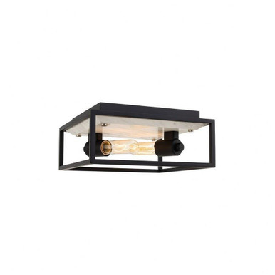 Plaza 2 Light 11 Inch Wide Flush Mount by Kalco - 512042MB