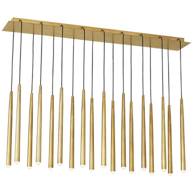 Pylon 18 Light Mini Chandelier by VC Modern 700TRSPPYL18TB-LED930120 - 700TRSPPYL18TB-LED930120