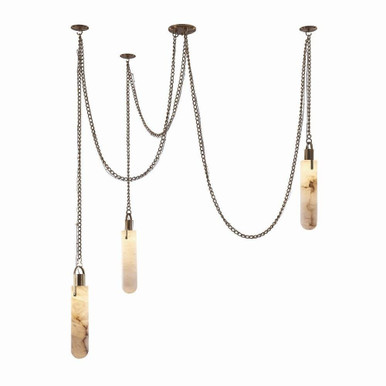 Flint 12W LED Light Oversized Pendant by Kalco - 519273WB