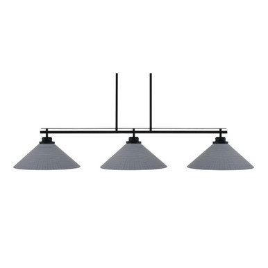 Odyssey 3 Light Large Linear Island Pendant 56.25 Inch Length by Toltec - 2633-37