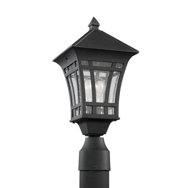 Herrington One Light Post Light 7.25 Inch by 16.5 Inch by Generation - 82131-12