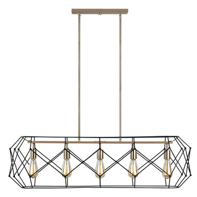 Zarra 5 Light Linear Pendant by Visual Comfort Studio - 6634105-848