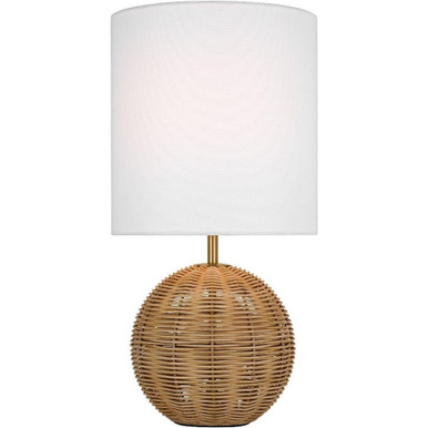 Mari 9W 1 LED Small Table Lamp 18.25 x 9.5 Inches by Visual Comfort Studio - KST1151BBS1