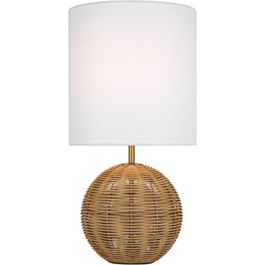 Mari 9W 1 LED Small Table Lamp 18.25 x 9.5 Inches by Visual Comfort Studio - KST1151BBS1