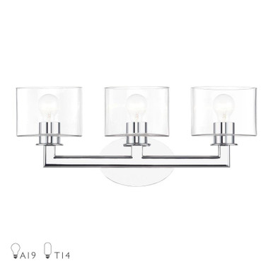 Bernardino 3 Light Vanity Light by Livex - 17913