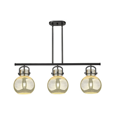 Newton Sphere 3 Light Stem Arched Island 41.5 Inch Wide by Innovations - 410-3I-G410-10_P