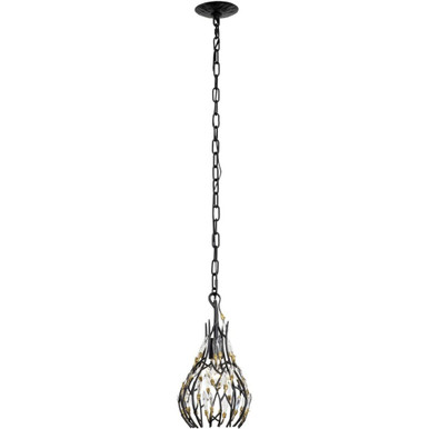 Bask 1 Light Small Pendant by Varaluz - 271M01MBFG