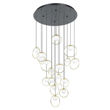 Portocolom 867W 17 LED Light Oversized Pendant by Eglo - 206113A
