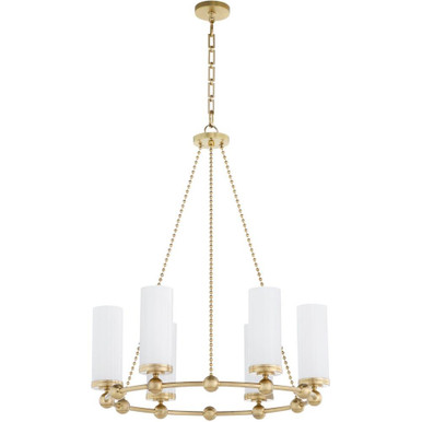 Lee Boulevard 6 Light Large Chandelier by Quorum 667-6 - 667-6