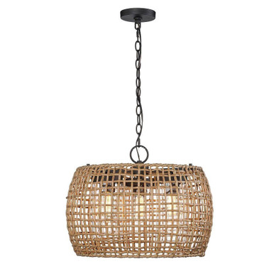 Piper 3 Light Large Outdoor Pendant by Golden - 1067-O3P NB-MAW