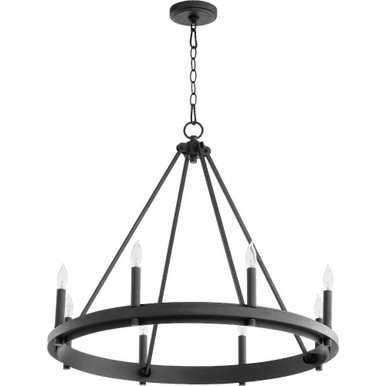 Aura 8 Light Large Chandelier by Quorum - 611-8-69