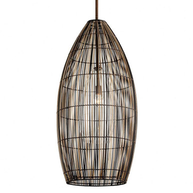 Holden 1 Light Large Pendant by Troy - F7533-TBZ
