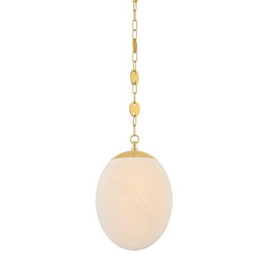 Nell 1 Light Pendant 18.5 Inch Tall and 12 Inch Wide Mitzi - H1146701L-AGB