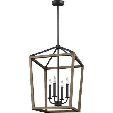 Sean Lavin 4 Light Small Caged Chandelier by Visual Comfort Studio - f3191/4wow/af