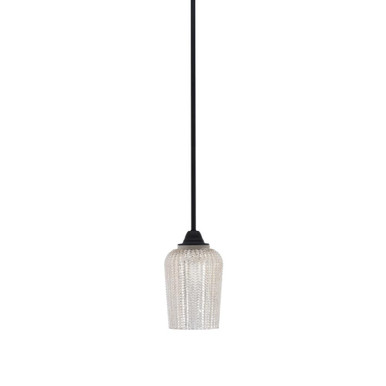 Paramount 1 Light Stem Hung Mini Pendant 8.5 Inch Tall by Toltec - 3401-MB-4250