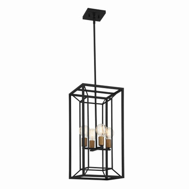 Within 4 Light Medium Pendant by Designers Fountain - d237m-12p-mb