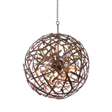Ambassador 24 Light Oversized Pendant by Kalco - 501552CP