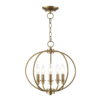 Milania 5 Light Large Pendant by Livex - 4665