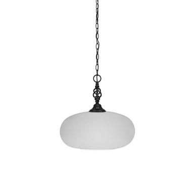 Elegante 1 Light Medium Pendant 15 Inch Tall by Toltec - 82-13-15