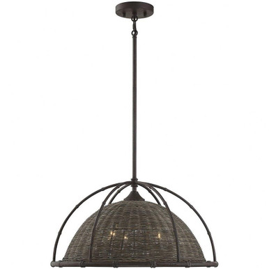 Trentino 3 Light Large Pendant by Savoy House - 7-7777-3-181