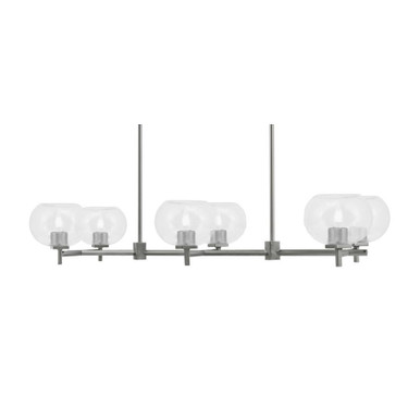 Franklin 6 Light Island 7.25 Inch Tall and 39 Inch Length by Toltec - 1226-725-39
