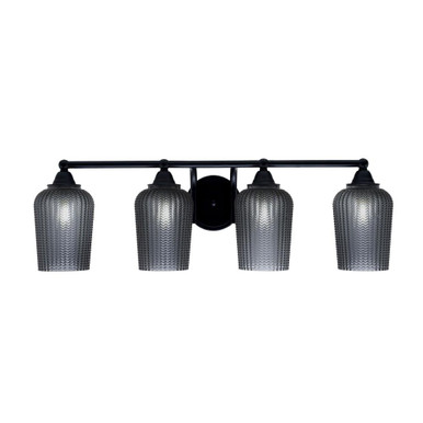 Paramount 4 Light Vanity Light 30.5 Inch Length by Toltec - 3424-95-42