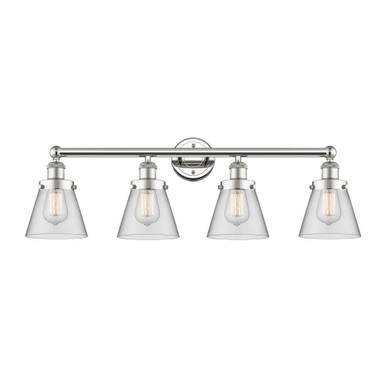 Cone 4 Light Vanity Light 33.5 Inch Wide by Innovations - 616-4W-CONE