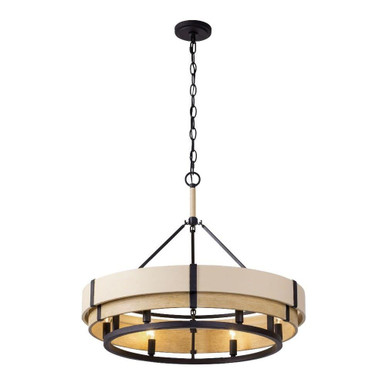 Blonde Moment 6 Light Large Pendant by Varaluz - 389P06MBHN