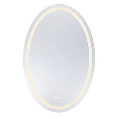 Beckett 42W LED Oval Frontlit Mirror 36 X 24 Inch Wide by Savoy House - 2-1228-24X36