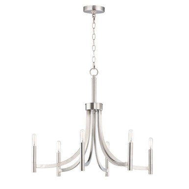 Lyndon 6 Light Large Chandelier by Maxim - 21526
