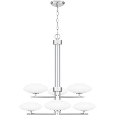 Chenal 6 Light Large Chandelier by Quoizel - QCH5577