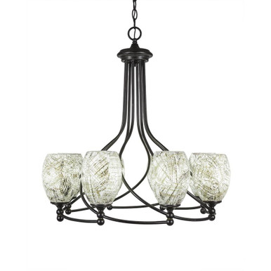 Capri 8 Light Large Chandelier by Toltec 908-26252575 - 908-26252575