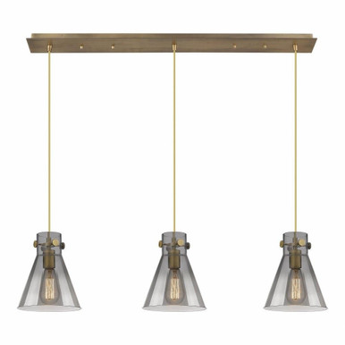 Newton Cone 3 Light Oversized Linear Pendant by Innovations - 123-410-1PS-G411-8