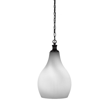 Carina 1 Light Medium Chain Hung Pendant 20.5 Inch Tall by Toltec - 93-115-205-