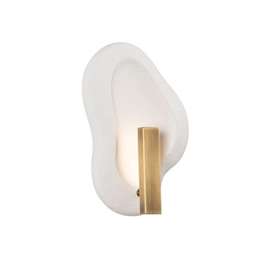 Jura 8W 1 LED Wall Sconce 14.5 Inch Tall and 10 Inch Wide by Troy - B3915-PBR/CRH