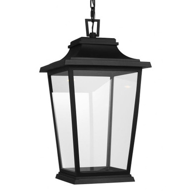 Warren 9W 1 LED Outdoor Hanging Lantern 22 Inch by Visual Comfort Studio - SLO1271TXB