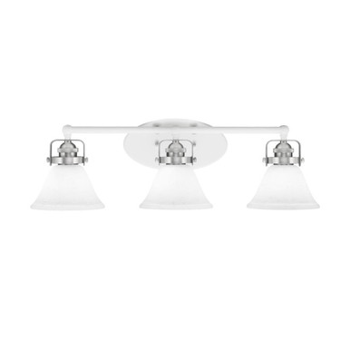 Easton 3 Light Vanity Light 26.75 Inch Length by Toltec - 1933-WHBN-311