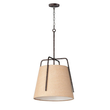 Pitchfork 1 Light Large Pendant by Maxim - 10199BROI