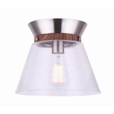 Dexter 1 Light 10 Inch Wide Flush Mount by Canarm Inc - IFM742A10BNW