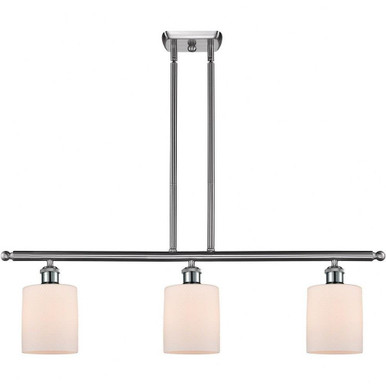 Cobbleskill Three Light Oversized Island Pendant by Innovations - 516-3I-SN-G111