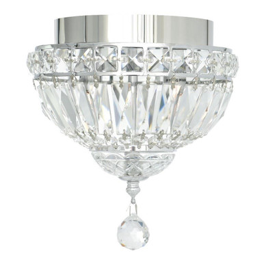 Stefania 2 Light 8 Inch Wide Flush Mount by CWI - 8003C8C