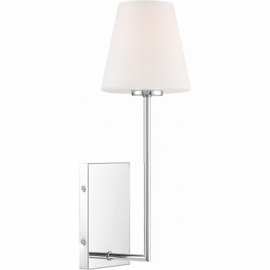 Lena 1 Light Candle Style Wall Sconce by Crystorama - LEN-250