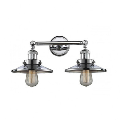 Railroad Two Light Wall Sconce by Innovations  - 208-PC-M7