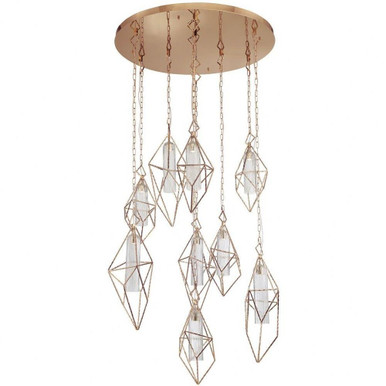Verdino 9 Light Oversized Chandelier by Eurofase - 34042-014