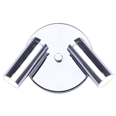 Kelby 2 Light 6 Inch Wide Flush Mount by Canarm Inc - LCW211A02CH