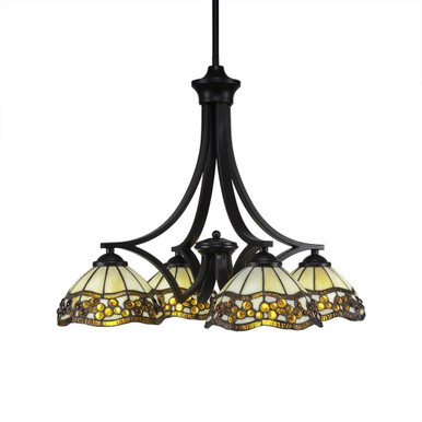 Zilo 4 Light Medium Chandelier by Toltec 568-205185 - 568-205185
