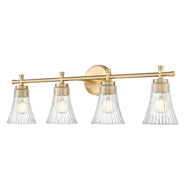 Moorside Celyn 4 Light Bath Vanity 10 Inch Tall and 32 Inch Wide by BSH - 372-BEL-1374925