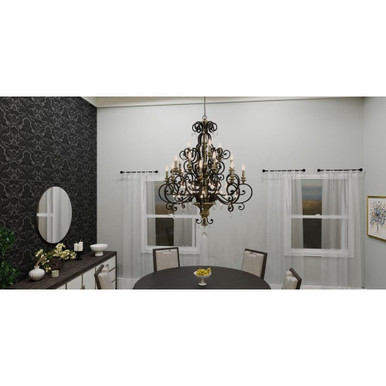 Ravenswood Promenade 20 Light Oversized Chandelier by Bailey Street Home - 71-BEL-619303